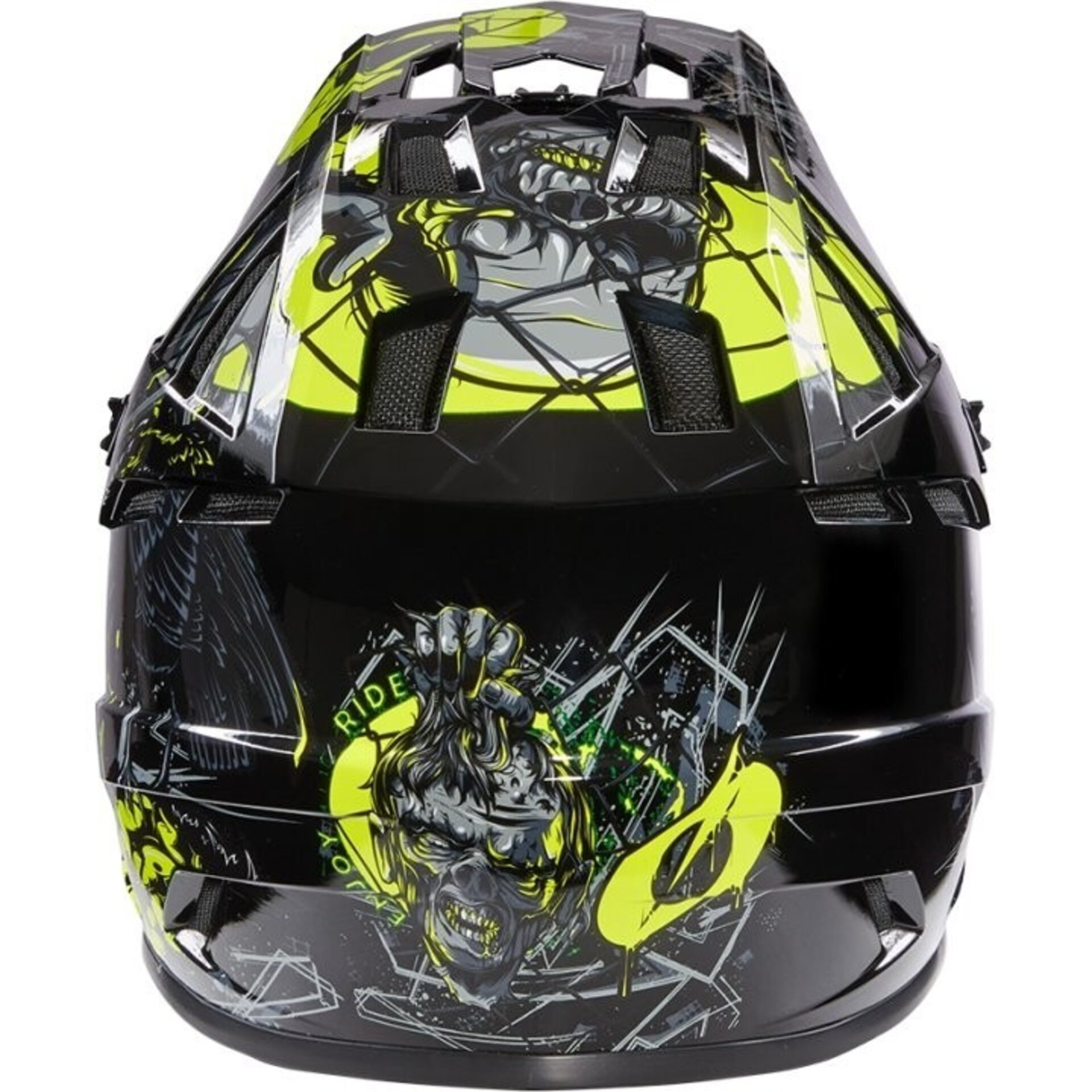 O'Neal Casco - Backflip - ZOMBIE V.21 black/neon yellow - 3